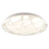 Brilliant Plafonnier LED Marenga à motif organique, blanc réglable 2700-4000 Kelvin