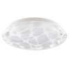 Brilliant Plafonnier LED Marenga à motif organique, blanc réglable 2700-4000 Kelvin