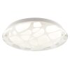 Brilliant Plafonnier LED Marenga à motif organique, blanc réglable 2700-4000 Kelvin
