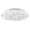 Brilliant Plafonnier LED Marenga rond, à motif irrégulier, blanc réglable 2700-4000 Kelvin