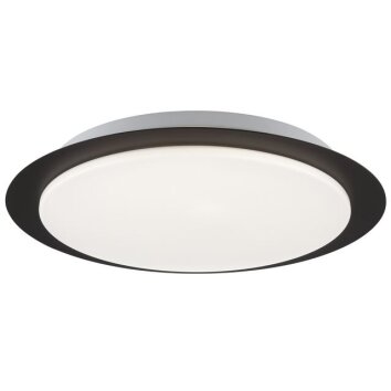 Brilliant, plafonnier LED Vittoria rond et plat, 4000 Kelvin neutre, pour l’entrée