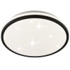 Brilliant plafonnier LED Taya à effet ciel étoilé, IP44, blanc réglable 2700-6500 Kelvin