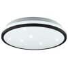 Brilliant plafonnier LED Taya à effet ciel étoilé, IP44, blanc réglable 2700-6500 Kelvin