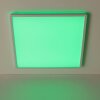 Brilliant Plafonnier Tanida, LED RGB, 4 000 Kelvin blanc neutre, dimmable par télécommande