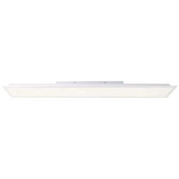 Brilliant Leuchten, plafonnier LED plat rectangulaire Trevis blanc, 4 000 Kelvin blanc neutre