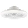 Brilliant plafonnier avec ventilateur LED Montero, blanc réglable 2700-6500 Kelvin
