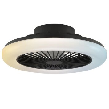 Brilliant plafonnier LED Montero moderne, blanc réglable 2700-6500 Kelvin
