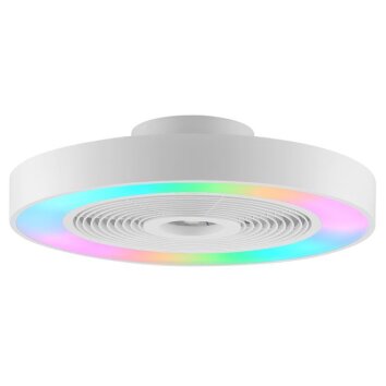 Brilliant Plafonnier Catania RGB, dimmable par télécommande, blanc réglable 2700-6500 Kelvin