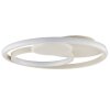 Brilliant Leuchten Plafonnier LED Runda, forme circulaire, 3000 Kelvin blanc chaud