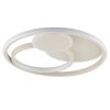 Brilliant Leuchten Plafonnier LED Runda, forme circulaire, 3000 Kelvin blanc chaud