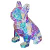 Brilliant Lampe à poser Gaston, bouledogue transparent, LED 3000 Kelvin blanc chaud