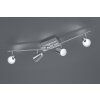 Spot Trio NARCOS LED Nickel mat, 4 lumières