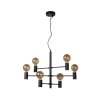 Suspension Lucide LEANNE Noir, 6 lumières