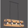 Suspension Leuchten-Direkt CRATE Bois clair, 4 lumières