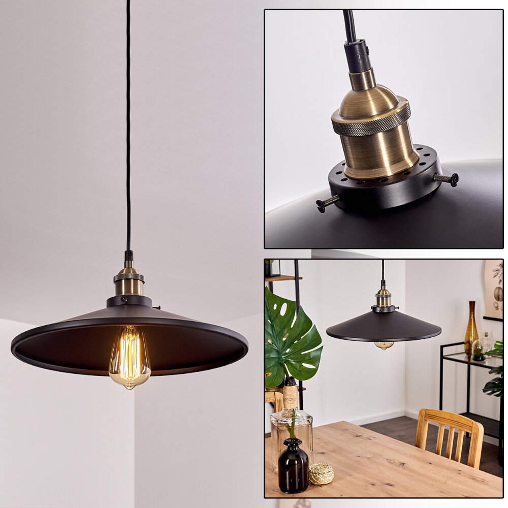 Suspension Tripolis Noir, 1 lumière main product photo