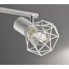 Plafonnier Fischer & Honsel Ran Blanc, 4 lumières