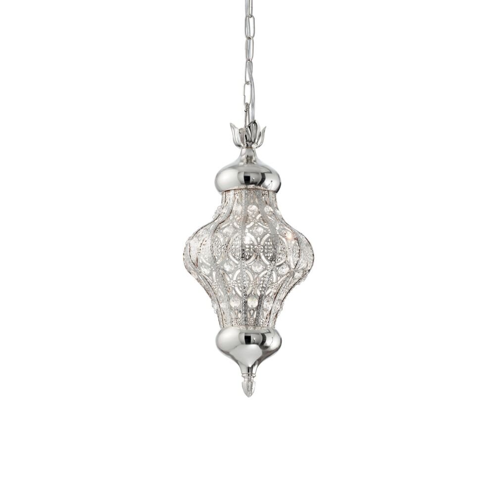 Suspension Ideal Lux NAWA Argenté, 1 lumière main product photo