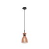 Suspension Faro Barcelona Retro Cuivre, 1 lumière