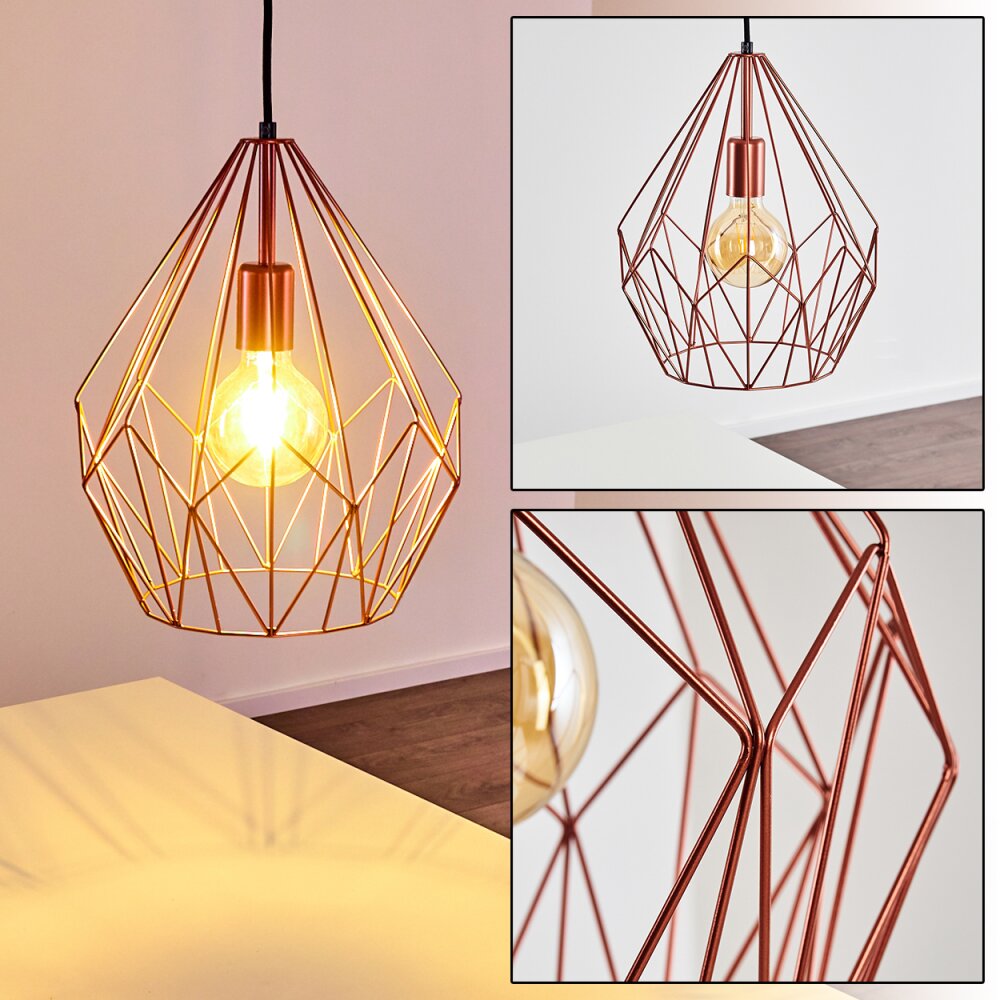 Suspension Zarembo Cuivre, 1 lumière main product photo