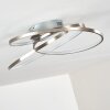 Plafonnier Chute LED Nickel mat, 1 lumière