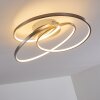 Plafonnier Chute LED Nickel mat, 1 lumière