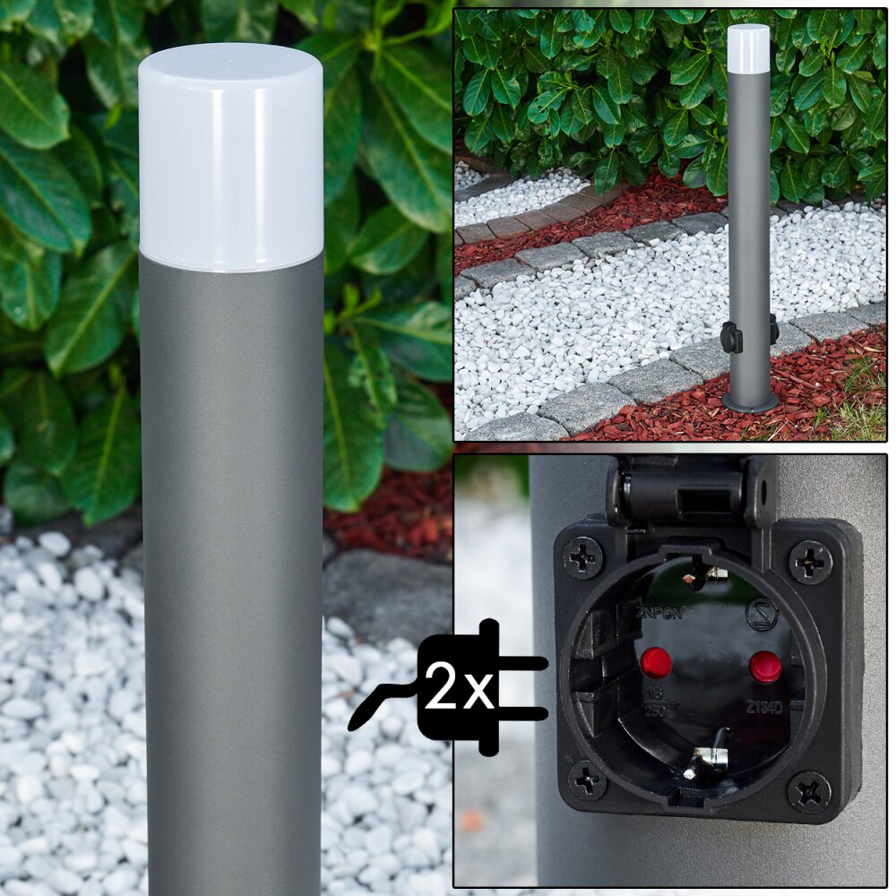 Borne lumineuse Buhrkall Anthracite, 1 lumière main product photo