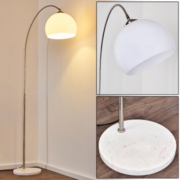 Lampadaire Tipitapa Nickel mat, 1 lumière