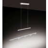 Suspension Paul Neuhaus INIGO LED Acier inoxydable, 5 lumières