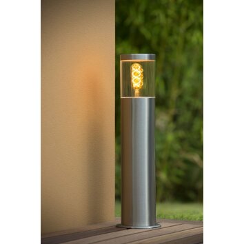 Borne lumineuse Lucide FEDOR Chrome, 1 lumière