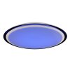 Plafonnier Globo XAVER LED Noir, Blanc, 2 lumières, Télécommandes, Changeur de couleurs