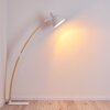 Lampadaire Higashi Bois clair, Blanc, 1 lumière