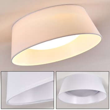 Plafonnier Negio LED Blanc, 1 lumière
