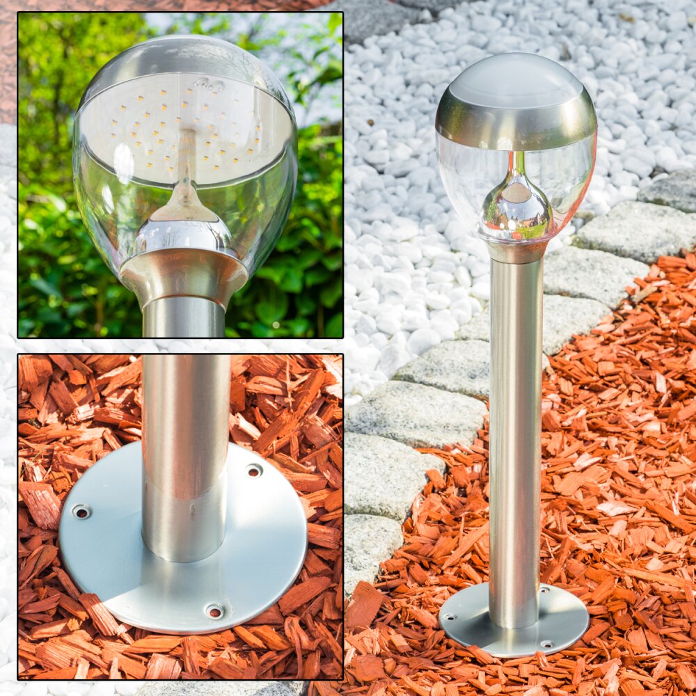 Borne lumineuse CORDOVA LED Acier inoxydable, 1 lumière main product photo
