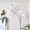 Lampadaire Alsen Nickel mat, 5 lumières