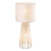 Lampe de table Globo ROVALE Blanc, 1 lumière