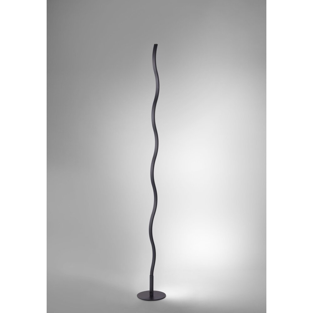 Lampadaire Leuchten-Direkt WAVE LED Noir, 1 lumière main product photo