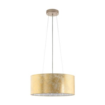 Suspension Eglo VISERBELLA Champagne, 3 lumières