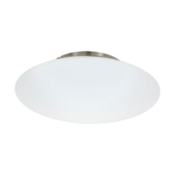 Plafonnier Eglo CONNECT FRATTINA-C LED Nickel mat, 1 lumière, Changeur de couleurs