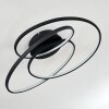 Plafonnier Chute LED Noir, 1 lumière