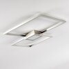 Plafonnier Narpes LED Nickel mat, 1 lumière