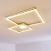 Plafonnier Narpes LED Nickel mat, 1 lumière