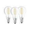 Lot de 3 Osram LED E14 4,5 Watt 2700 Kelvin 470 Lumen