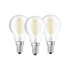 Lot de 3 Osram LED E14 4,5 Watt 2700 Kelvin 470 Lumen