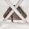 Plafonnier Deneb LED Nickel mat, 3 lumières