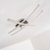 Plafonnier Deneb LED Nickel mat, 3 lumières