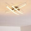Plafonnier Deneb LED Nickel mat, 3 lumières