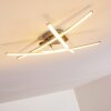 Plafonnier Deneb LED Nickel mat, 3 lumières