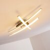 Plafonnier Deneb LED Nickel mat, 3 lumières