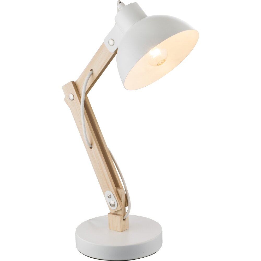 Lampe à poser Globo TONGARIRO Bois clair, 1 lumière main product photo