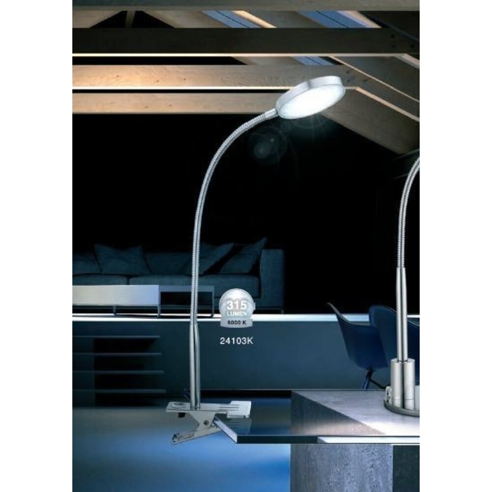 Lampe à pince Globo PEGASI LED Aluminium, 1 lumière main product photo